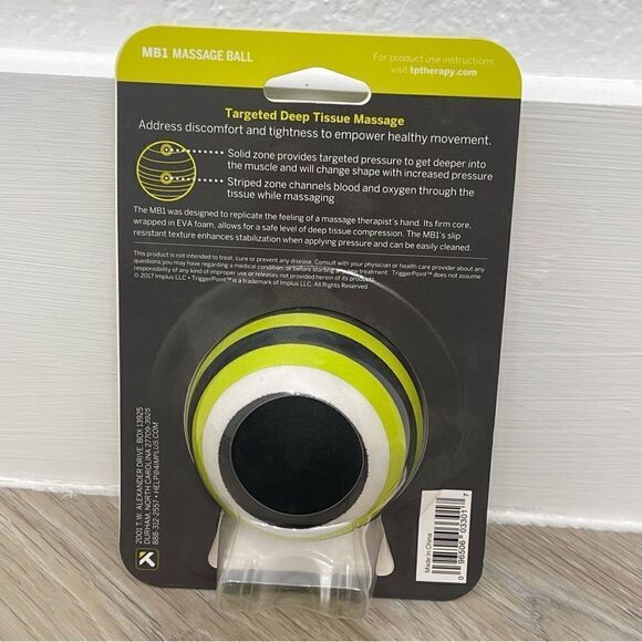 New! Trigger Point MB1 2.5” Massage Ball Deep Tissue Compression Therapy - Picture 3 of 3